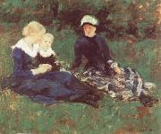 Mary Cassatt, On the Meadow